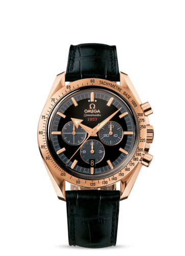 Omega Speedmaster Broad Arrow 1957 Red Gold / Black